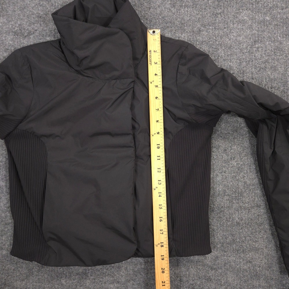 Lululemon Sleek City Jacket Womens 4 Black Cropped Windproof Water Repellent - Picture 10 of 13